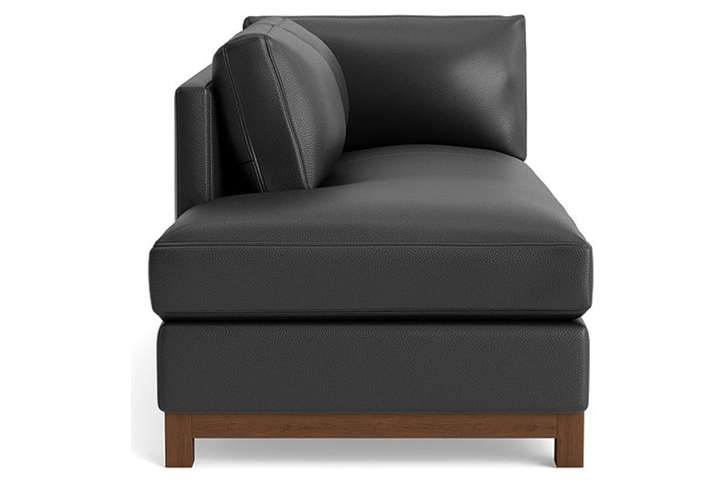 Clifton Bench Leather Left Arm Chaise by Mitchell Gold + Bob Williams