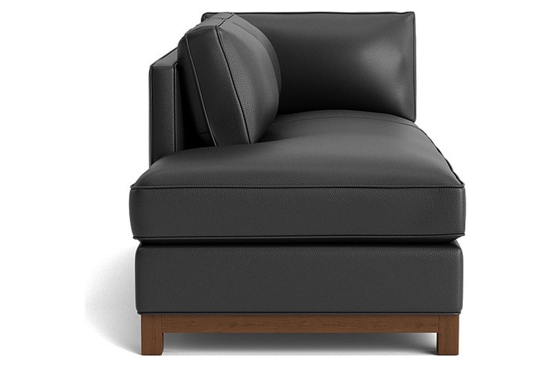 Clifton Leather Left Arm Chaise with Welt by Mitchell Gold + Bob Williams