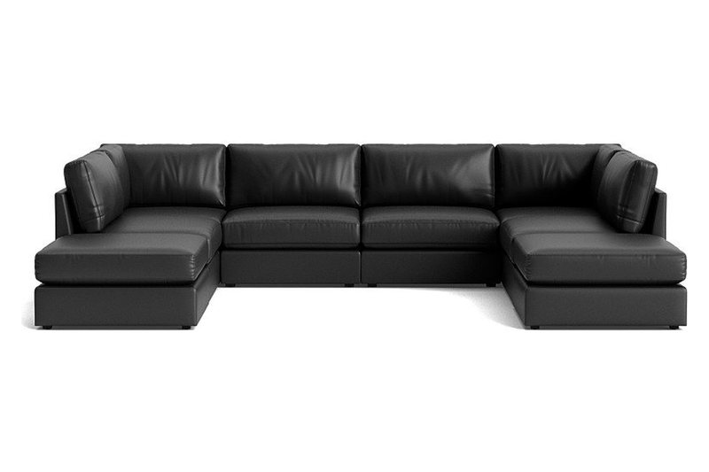 Franco II Leather 8 Piece Sectional by Mitchell Gold + Bob Williams