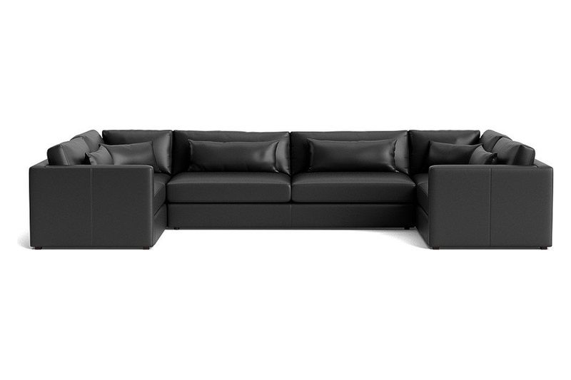 Haywood Leather U-sectional by Mitchell Gold + Bob Williams