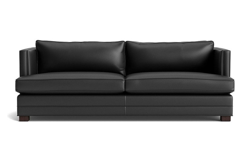 Keaton Shelter Arm Leather Sofa by Mitchell Gold + Bob Williams