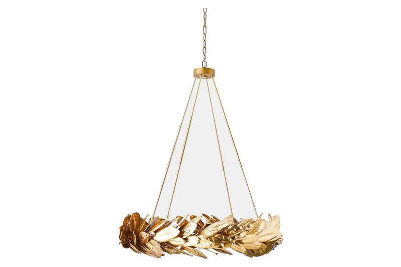 Laurel Chandelier-Brass by Global Views