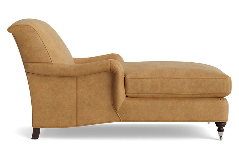 London Leather Chaise by Mitchell Gold + Bob Williams