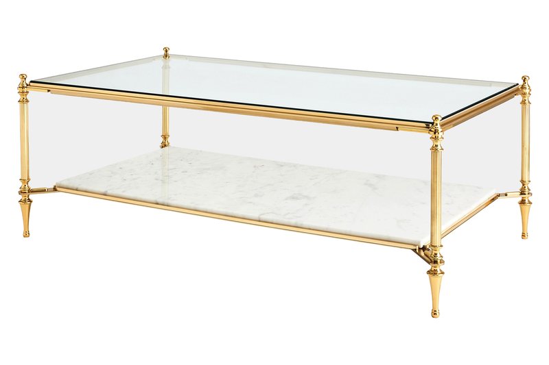 Medford Cocktail Table-Brass by Global Views