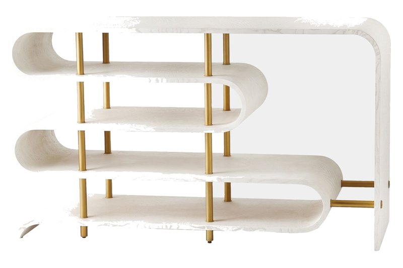 Traverse Console-White by Global Views