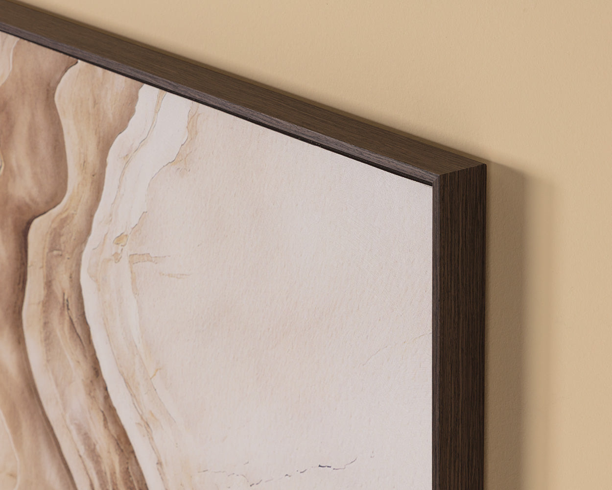 Access Route - 40" X 54" - Deep Brown Floater Frame