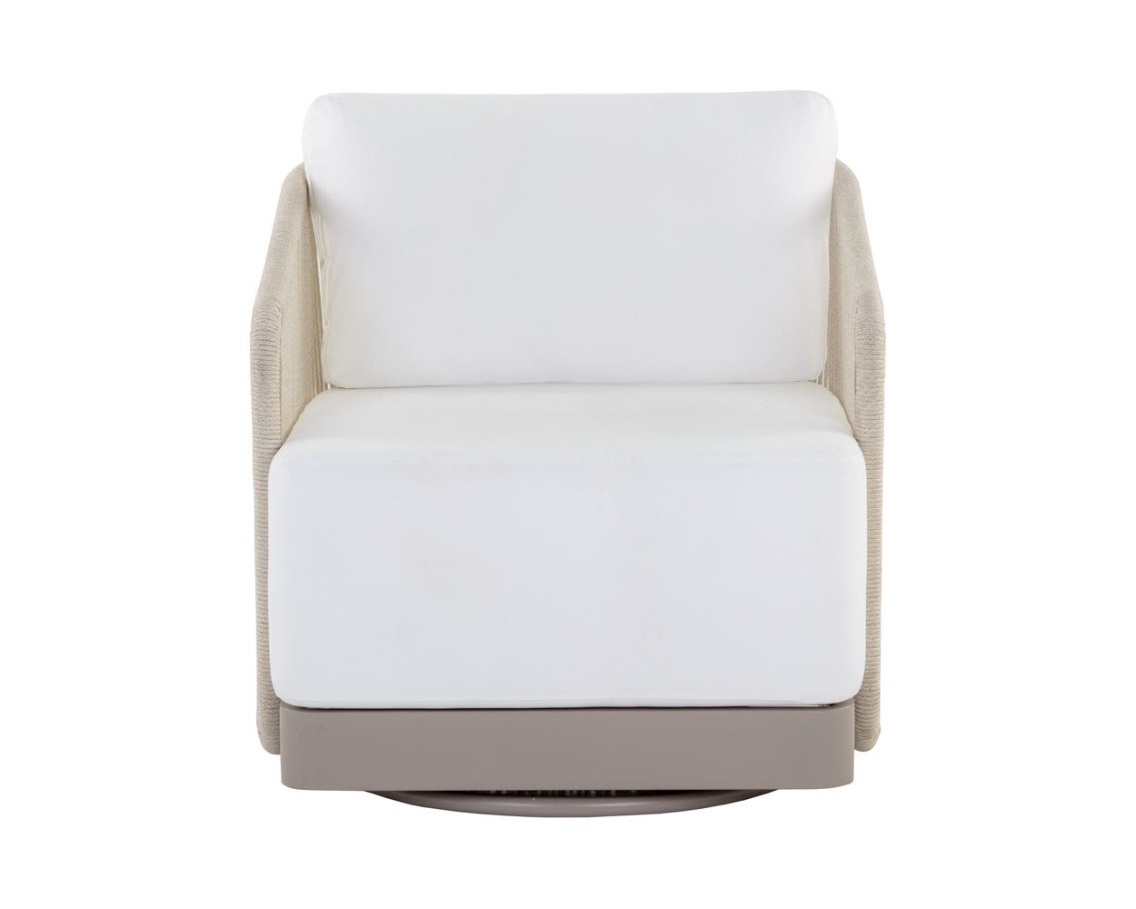 Allariz Swivel Armchair - Greige