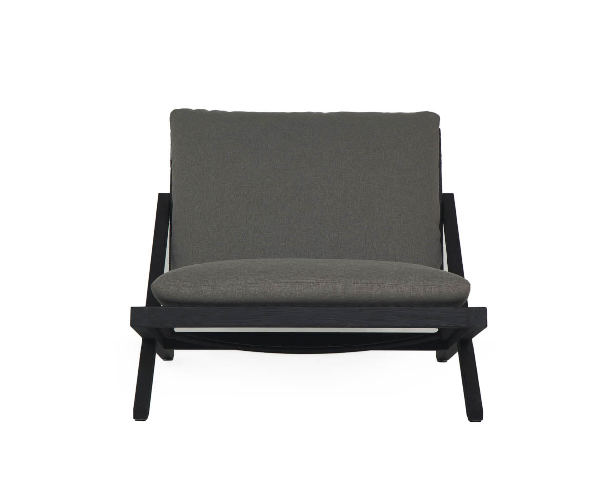Bari Lounge Chair - Charcoal