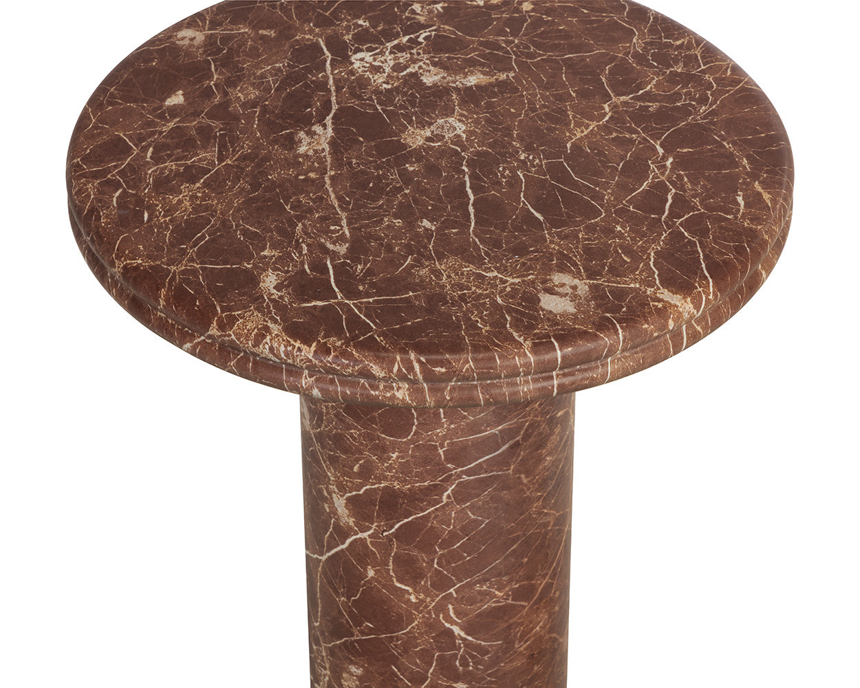 Bastion End Table - Marble Look