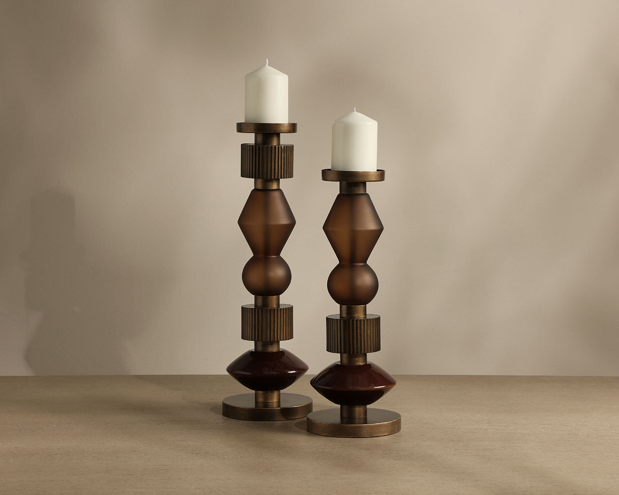 Bauhaus Candle Holders (Set Of 2)