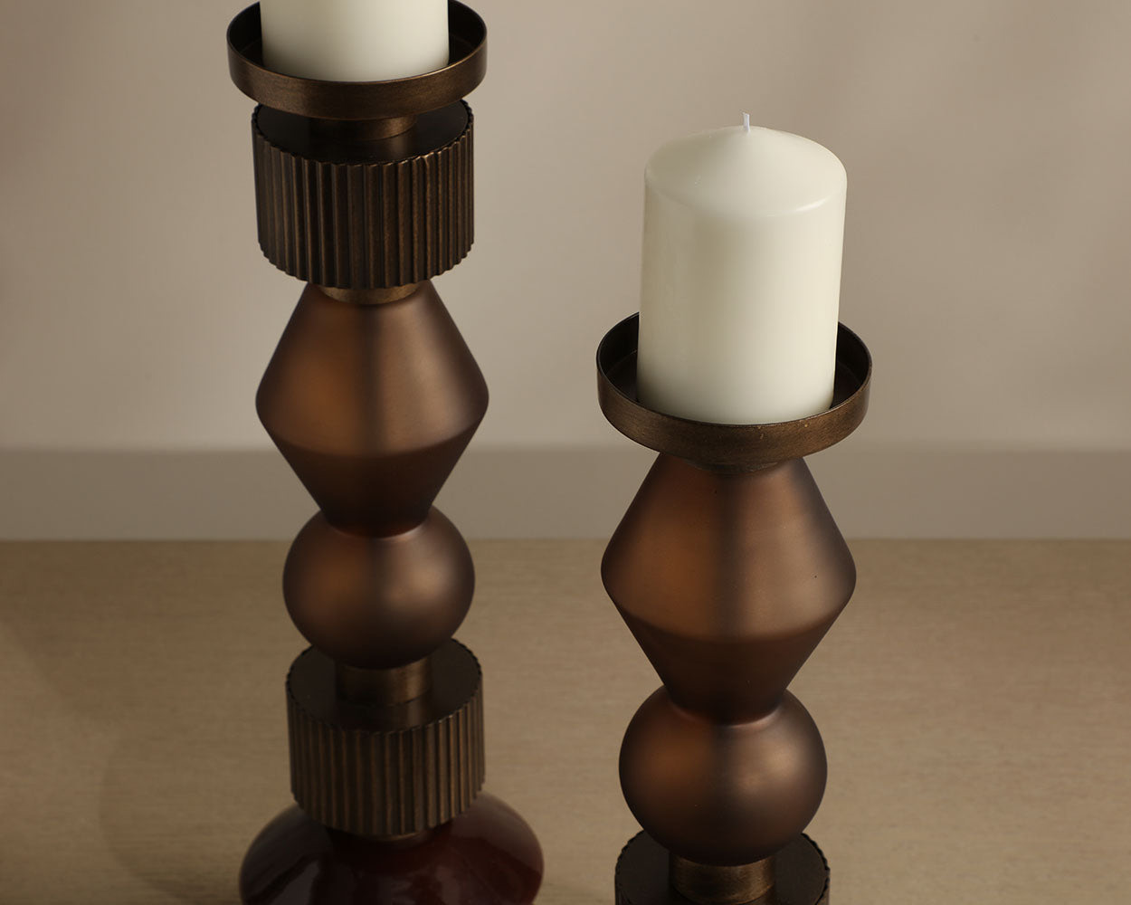 Bauhaus Candle Holders (Set Of 2)