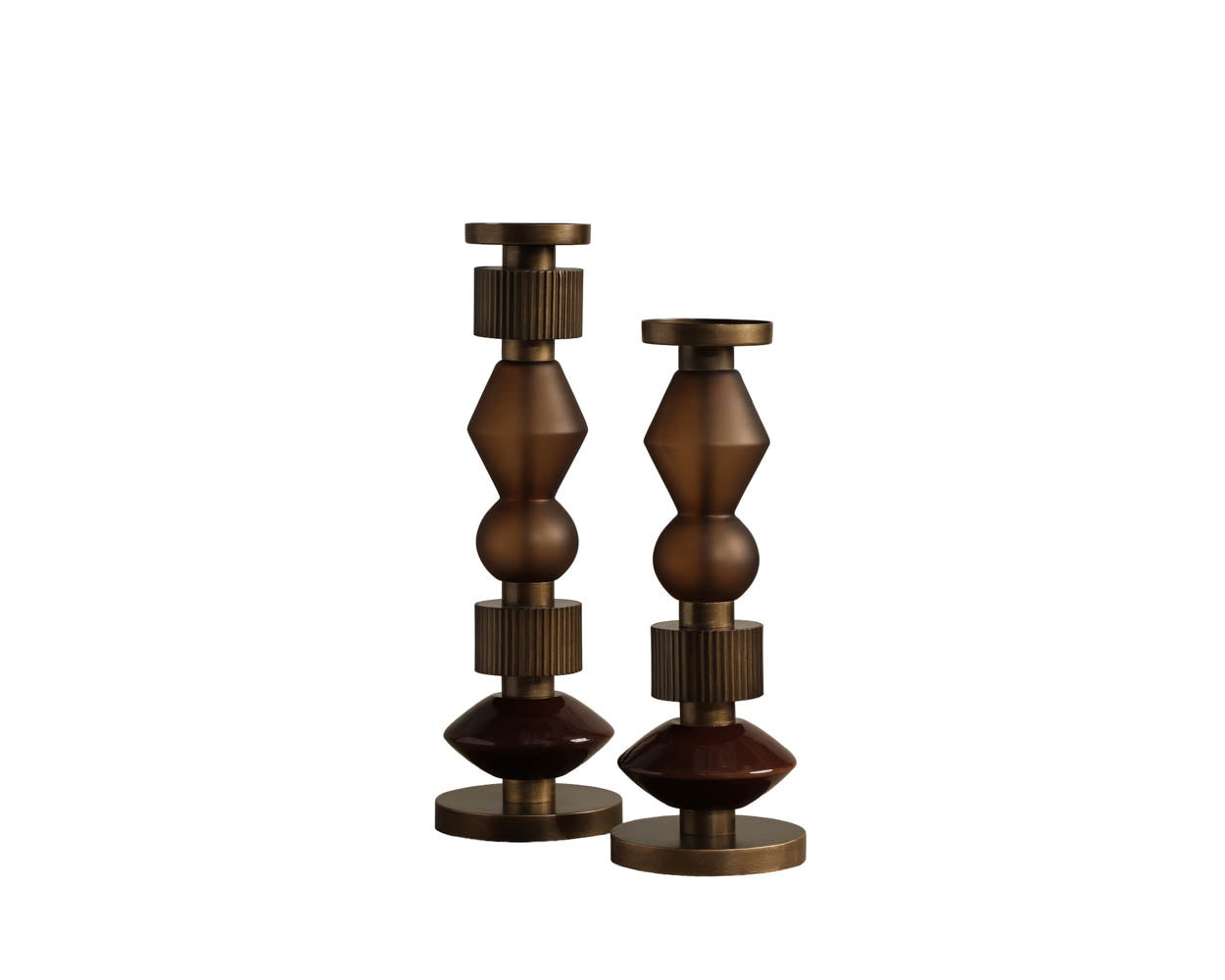 Bauhaus Candle Holders (Set Of 2)