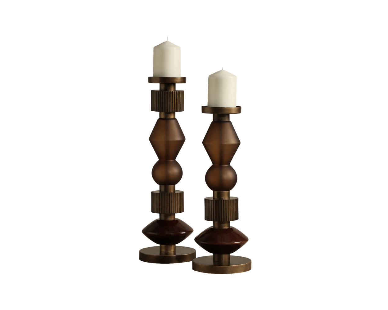Bauhaus Candle Holders (Set Of 2)