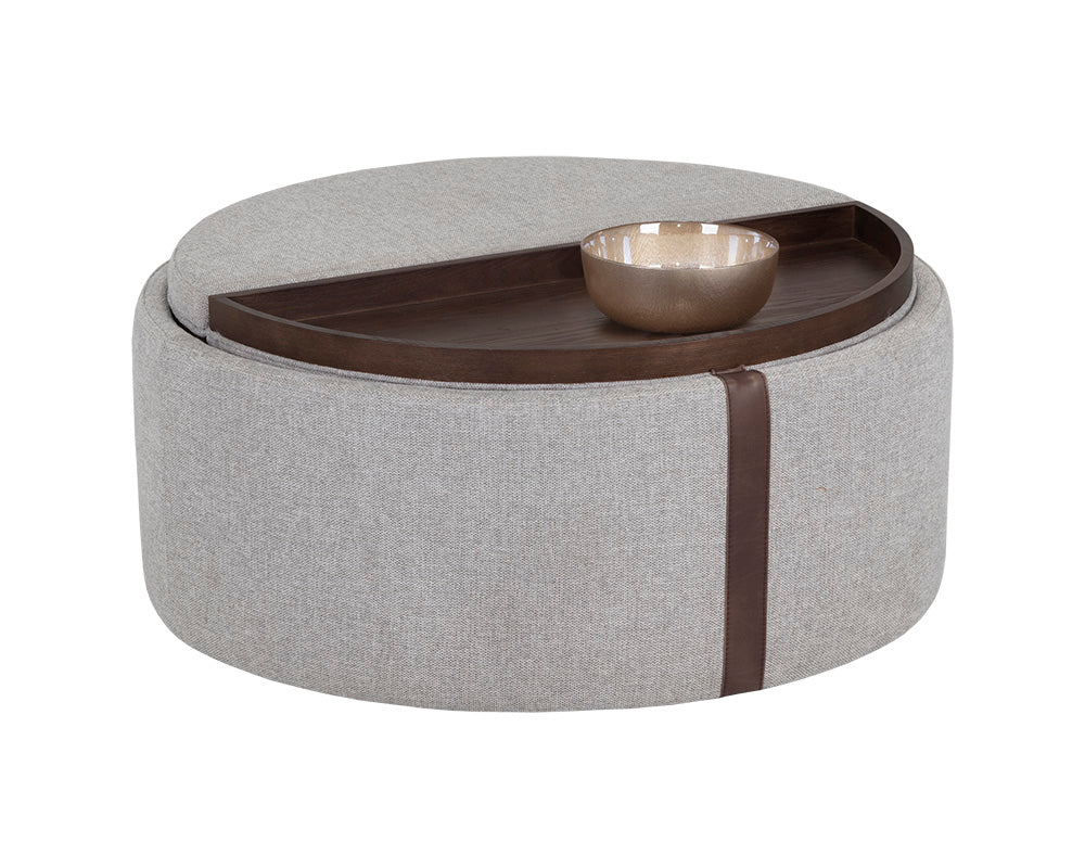 Borelli Wheeled Storage Ottoman