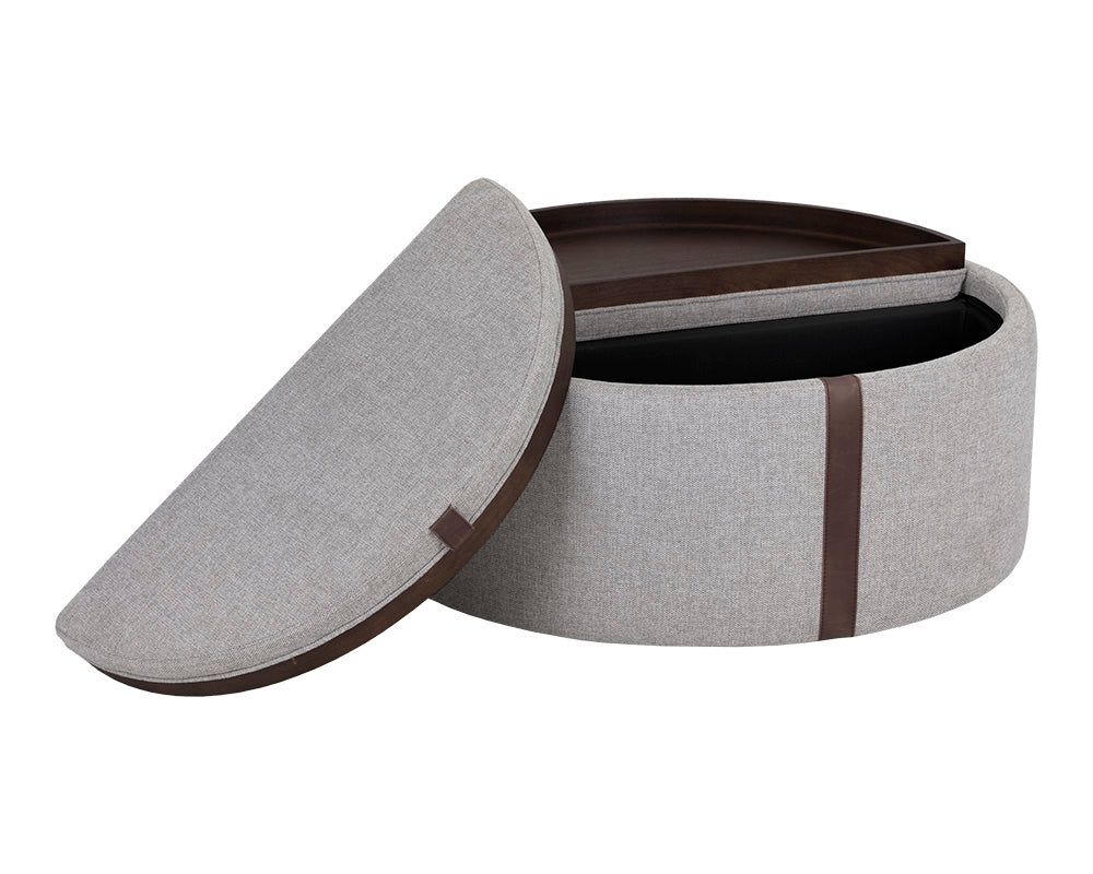 Borelli Wheeled Storage Ottoman