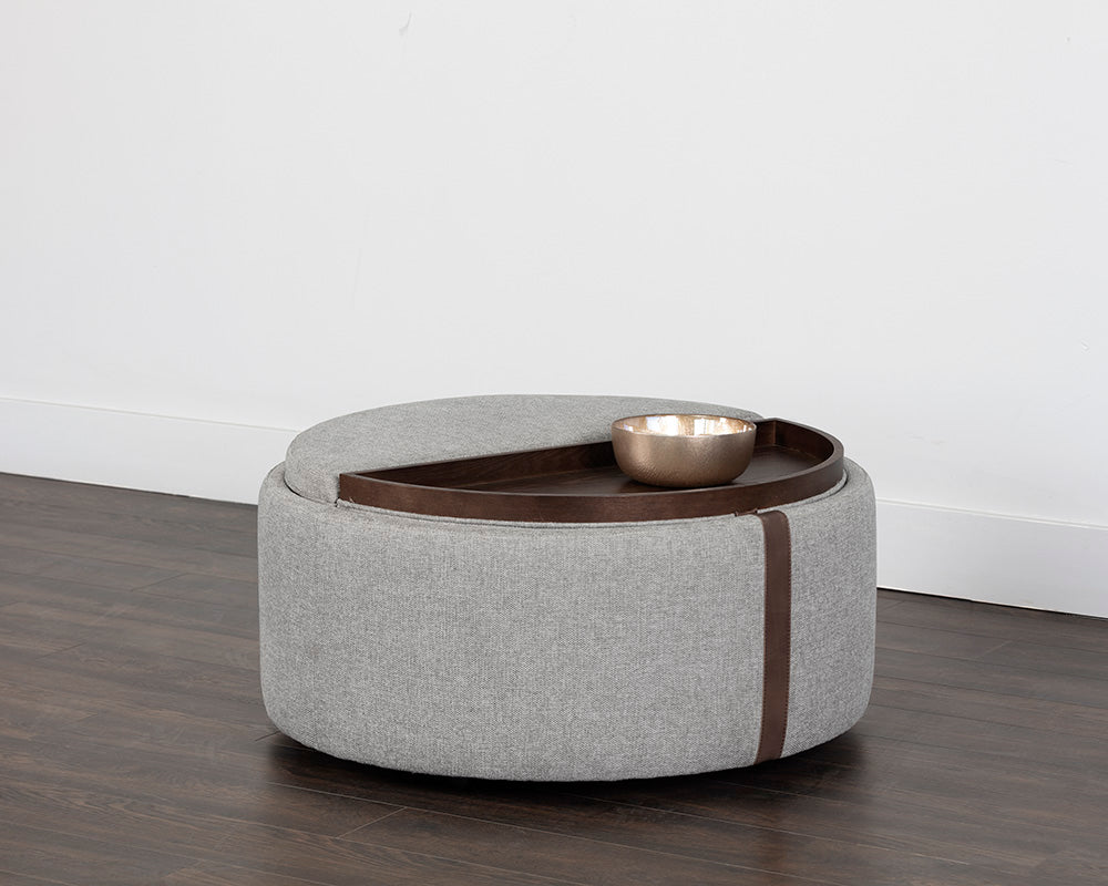 Borelli Wheeled Storage Ottoman