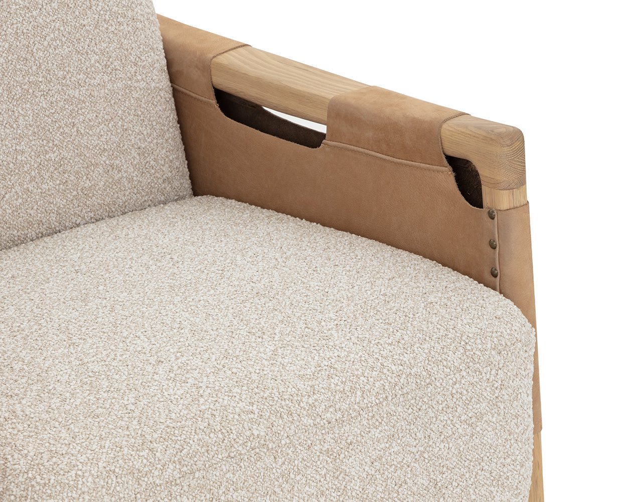 Calloway Lounge Chair - Light Oak
