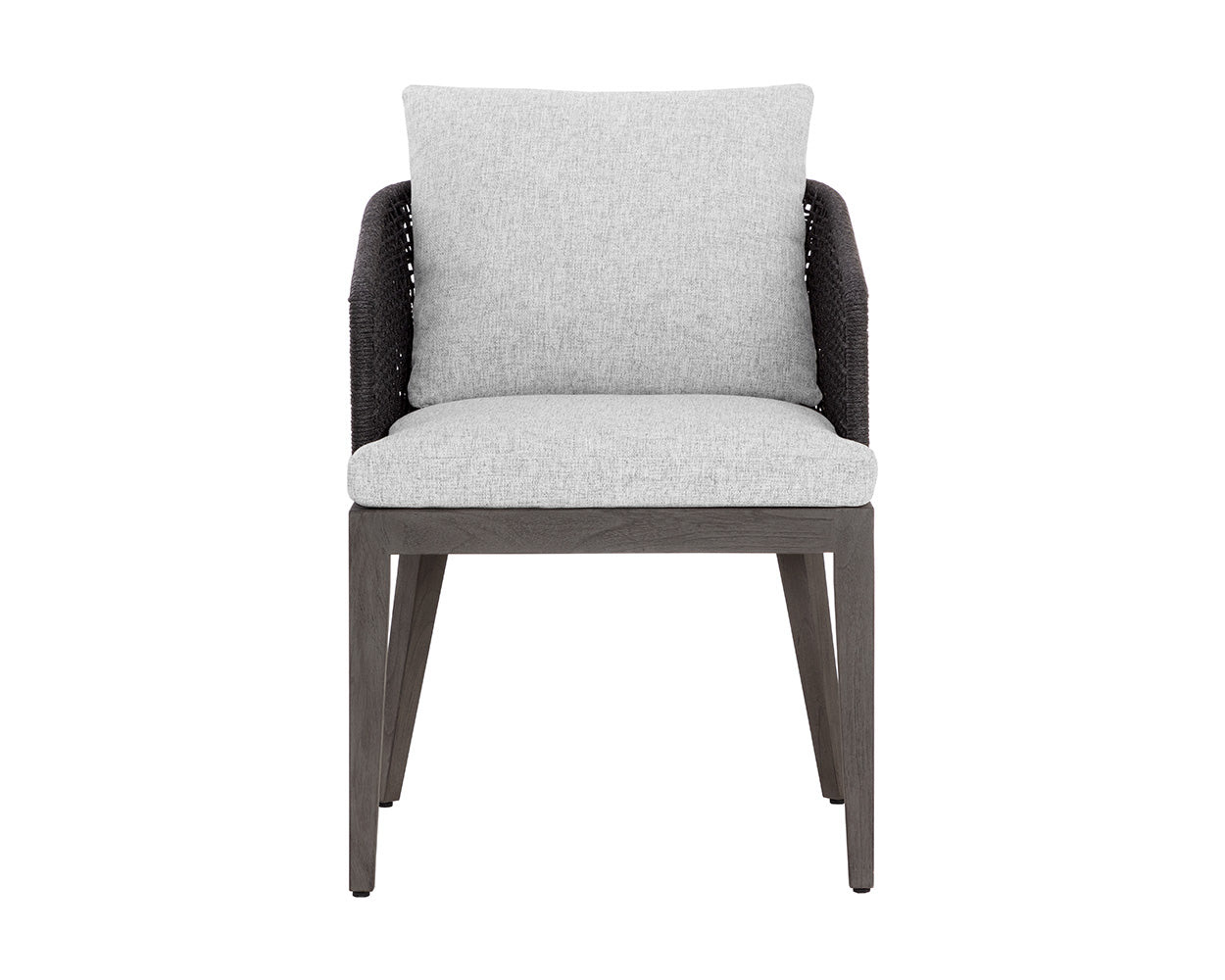 Capri Dining Armchair - Smoke Grey