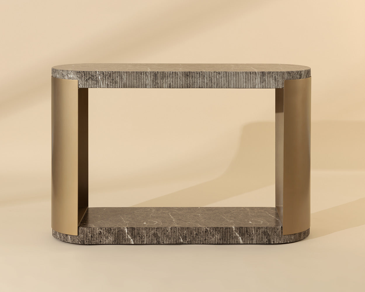 Cavette Console Table - Marble Look