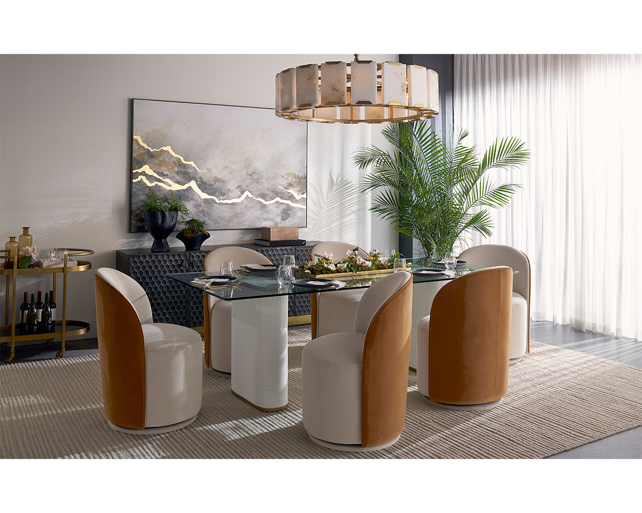 Cavoli Swivel Dining Chair
