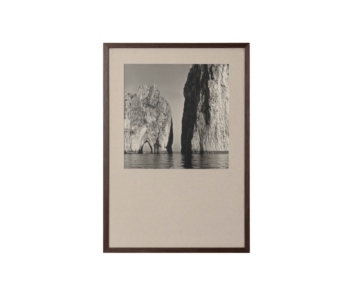 Coastal Vibes I - 28" X 40" - Deep Brown Frame