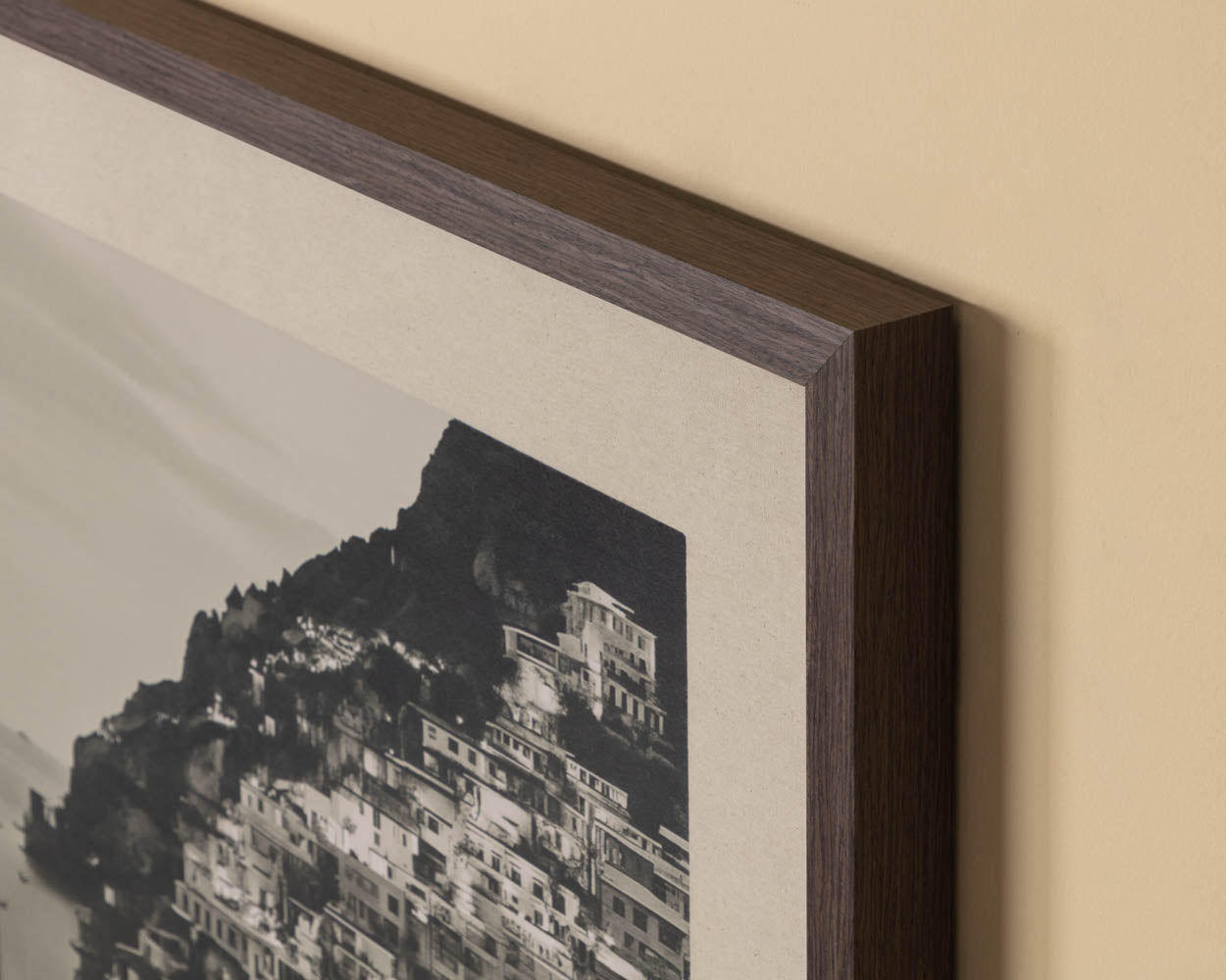 Coastal Vibes III - 28" X 40" - Deep Brown Frame