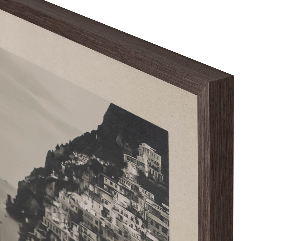 Coastal Vibes III - 28" X 40" - Deep Brown Frame