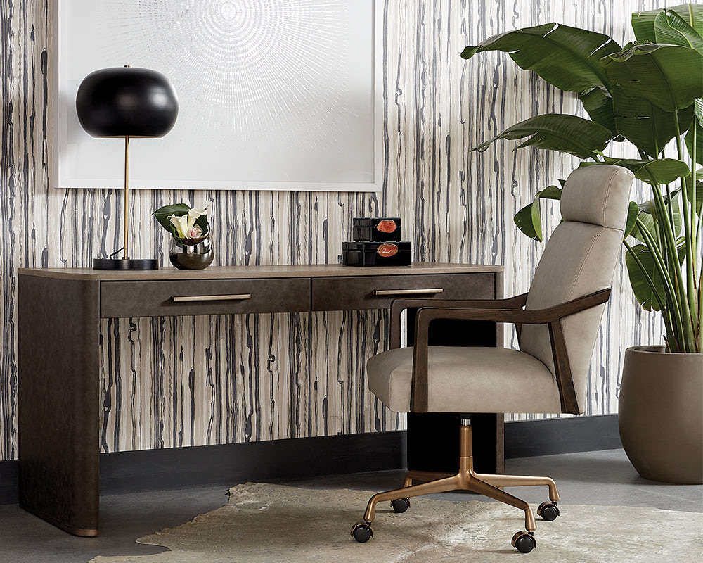Collin Office Chair - Brown
