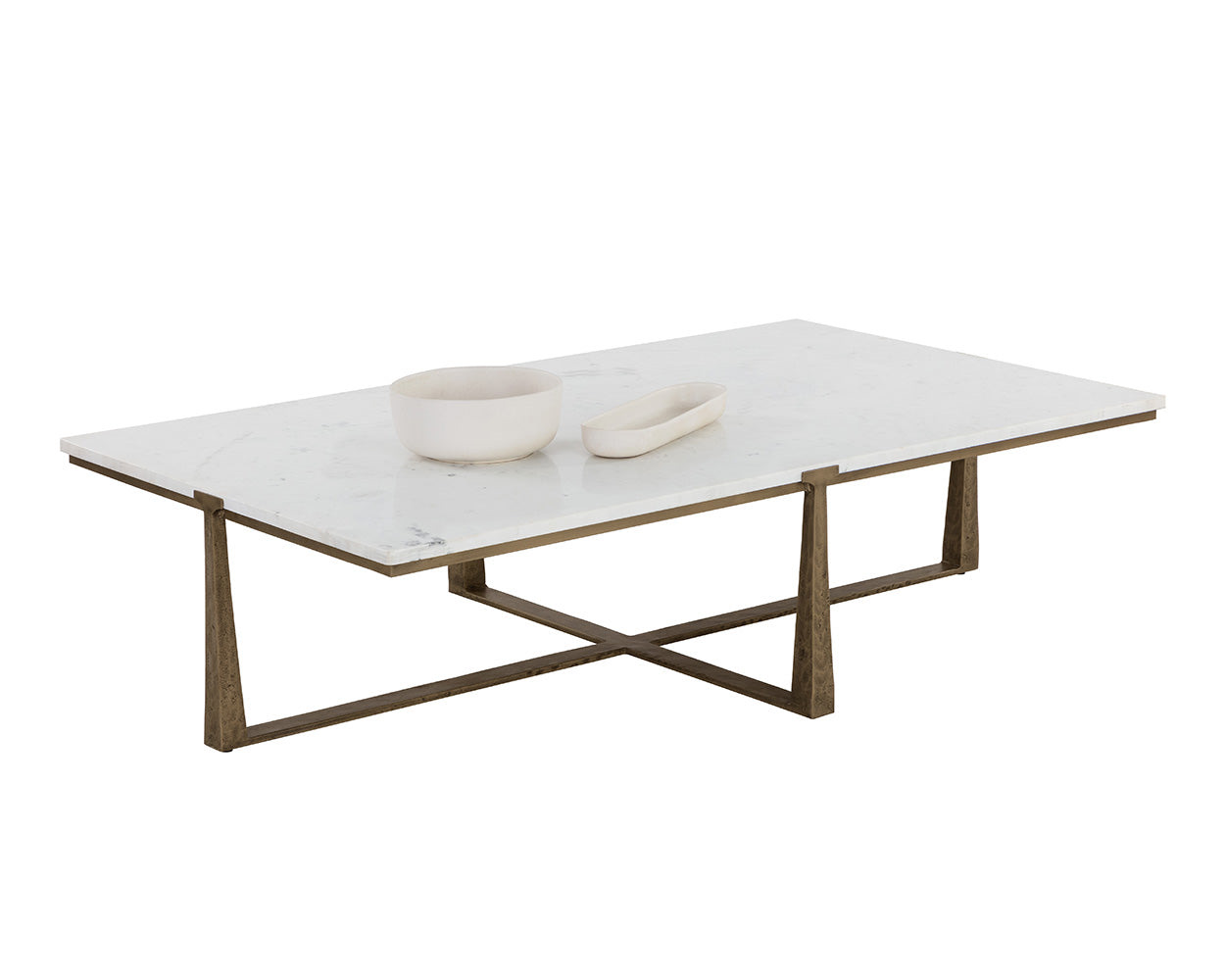 Cowell Coffee Table - White Marble