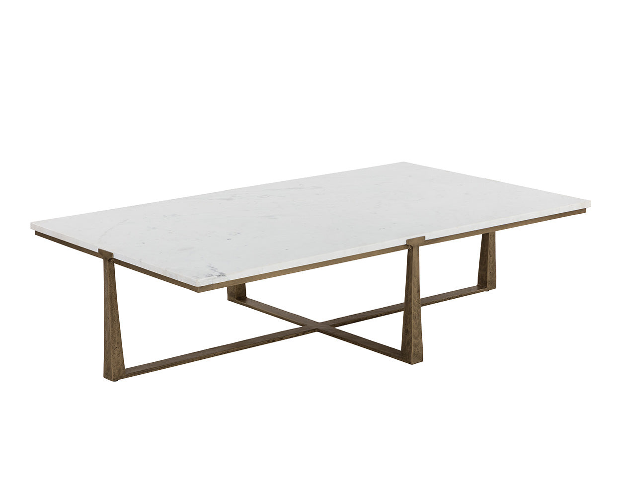 Cowell Coffee Table - White Marble