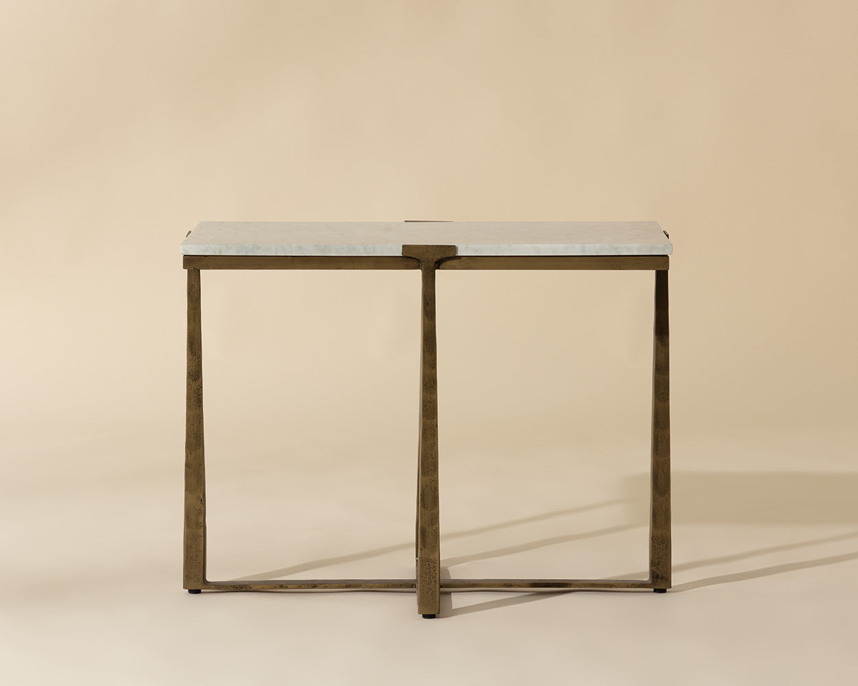 Cowell Side Table - White Marble