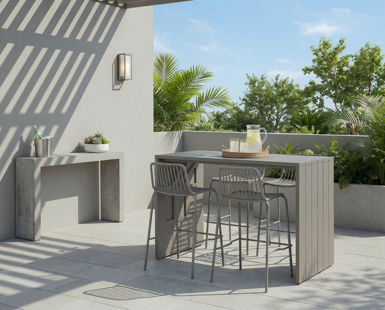 Cypress Outdoor Barstool