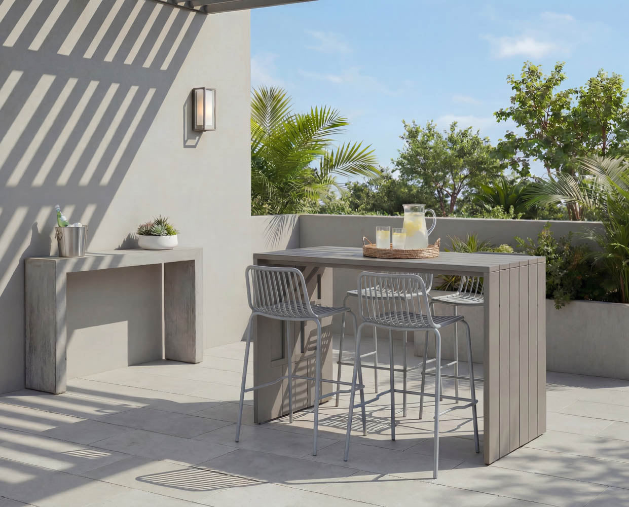 Cypress Outdoor Barstool