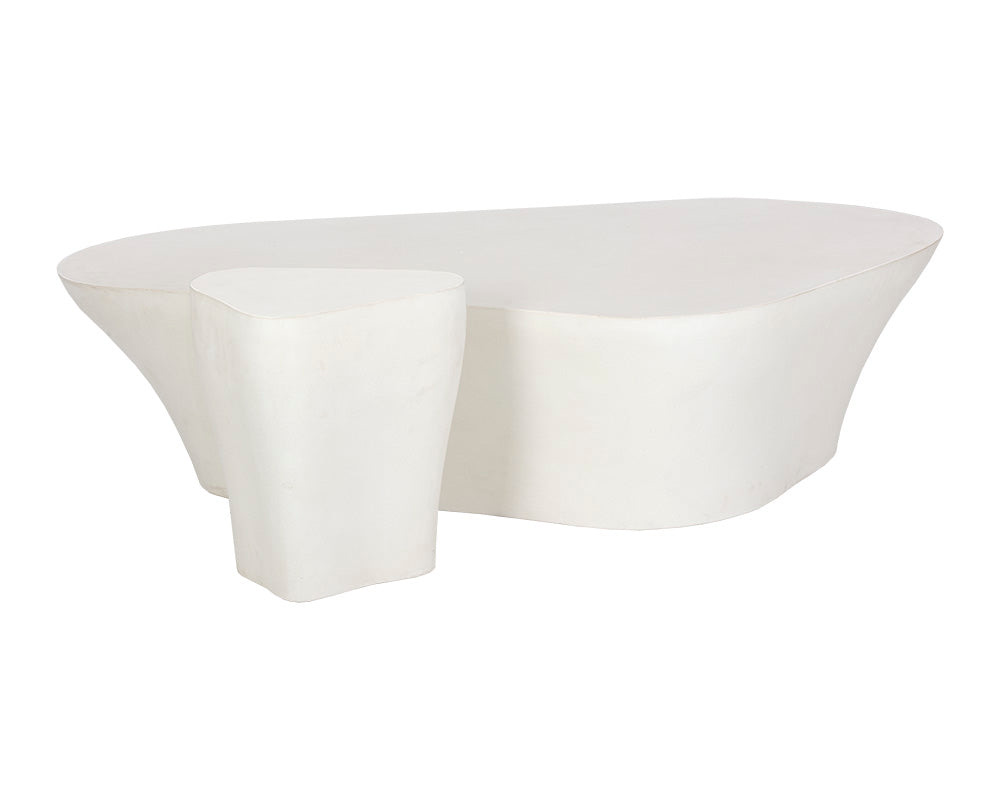 Dali End Table - White - Small