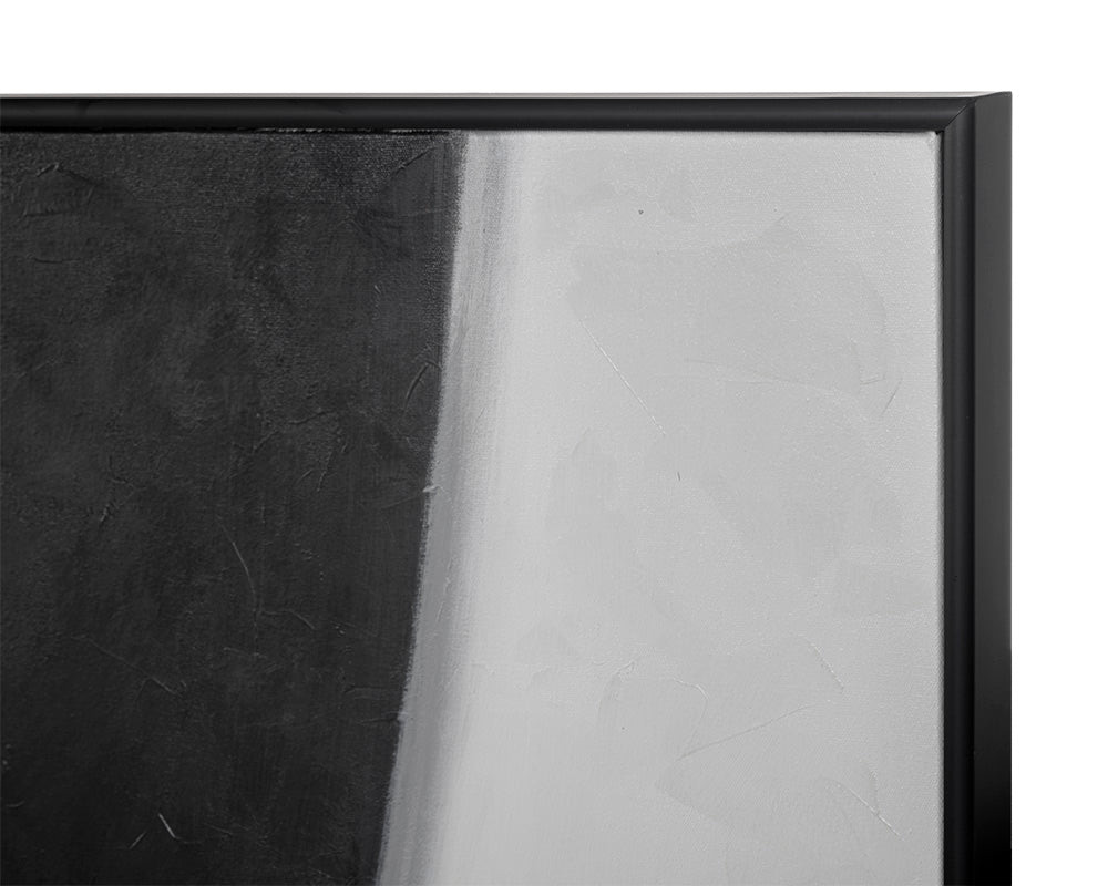 Double Cross - (Set Of 2) - 48" X 48" - Black Floater Frame