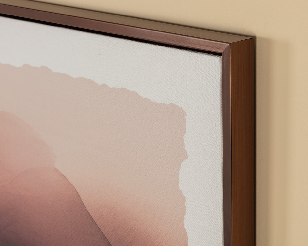 Dream State - 60" X 40" - Copper Floater Frame - Fire