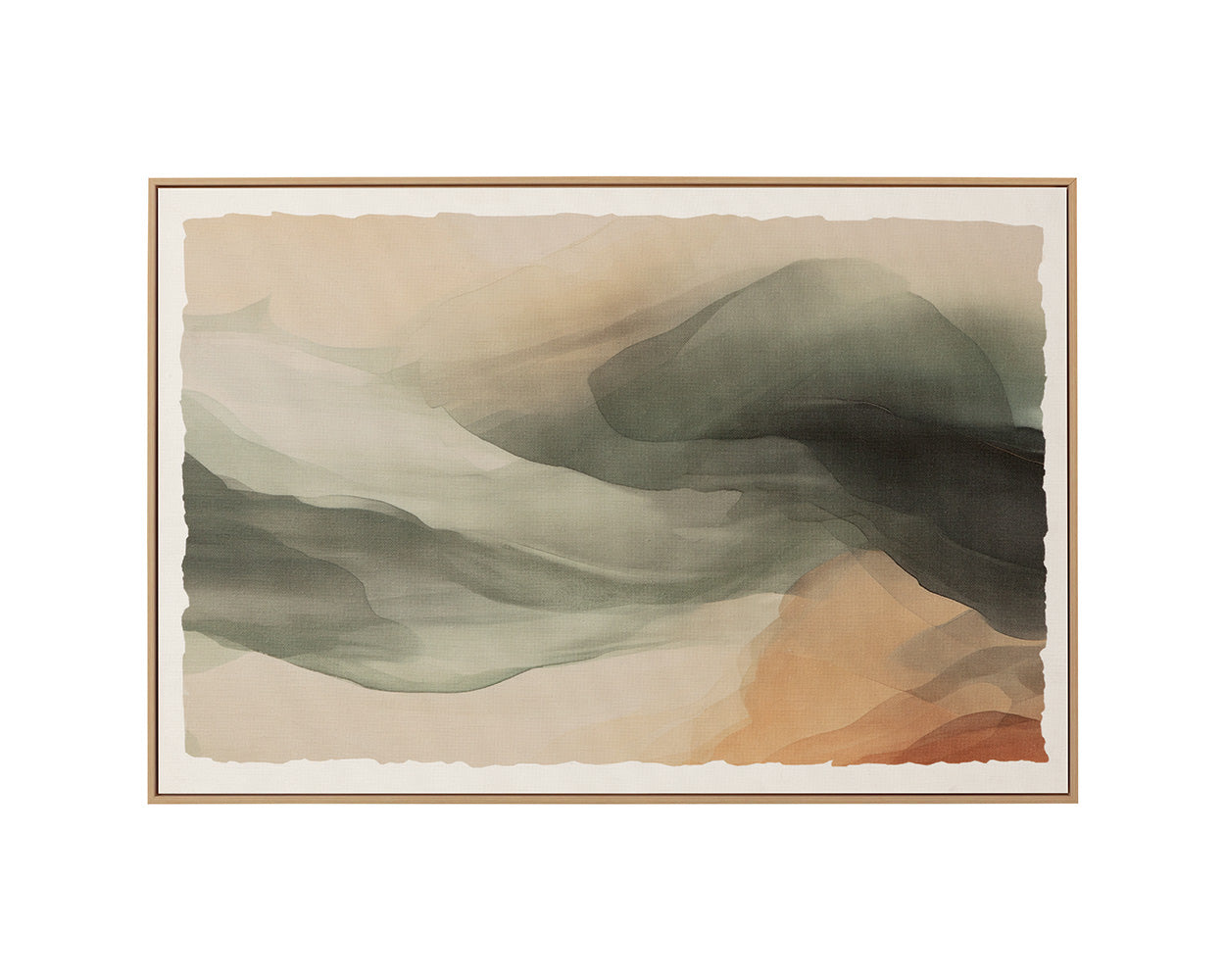 Dream State - 60" X 40" - Natural Floater Frame - Fury