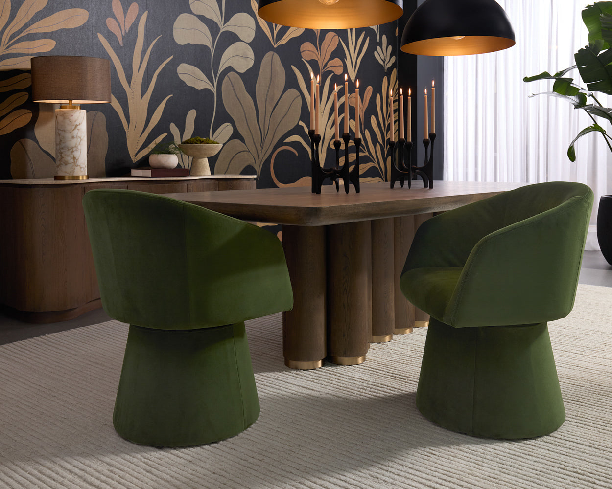 Etta Swivel Dining Armchair