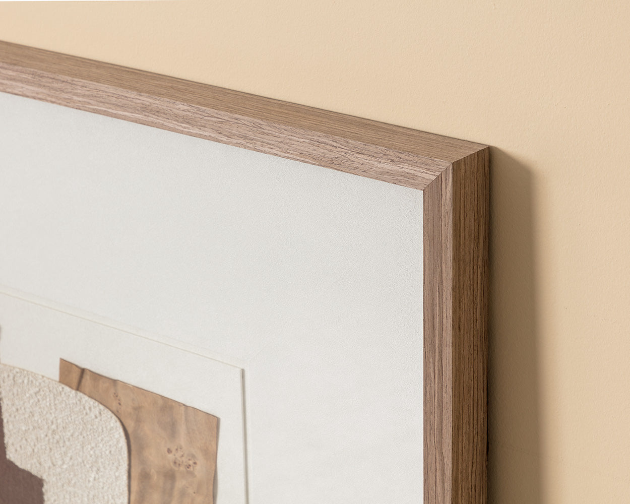 Family Dynamics I - 40" X 40" - Medium Brown Frame