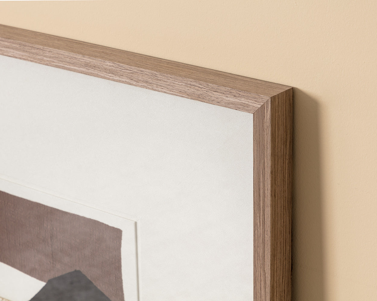 Family Dynamics II - 40" X 40" - Medium Brown Frame