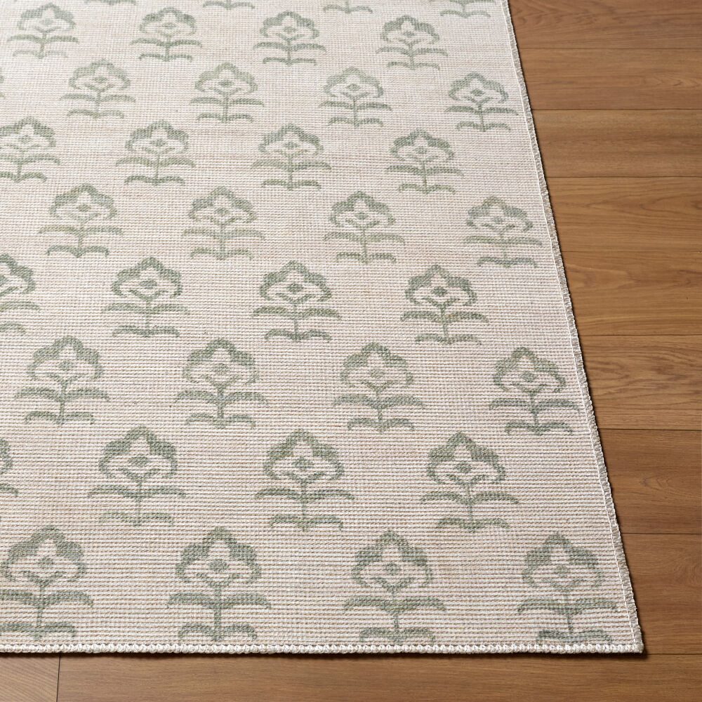 Flora Machine Woven Rug