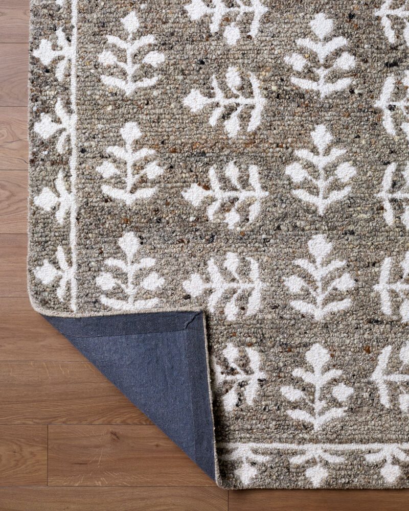 Folk Flower Handmade Rug