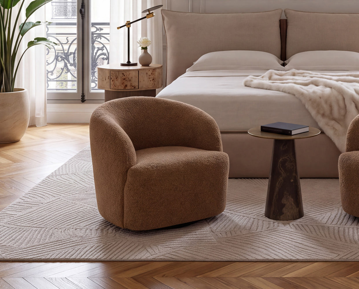 Fuwari Swivel Lounge Chair
