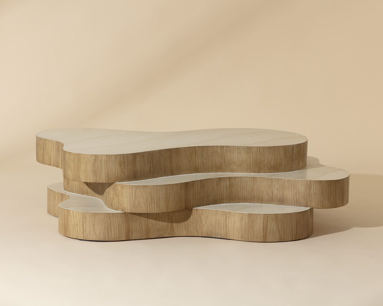 Geddes Coffee Table — Travertine Look