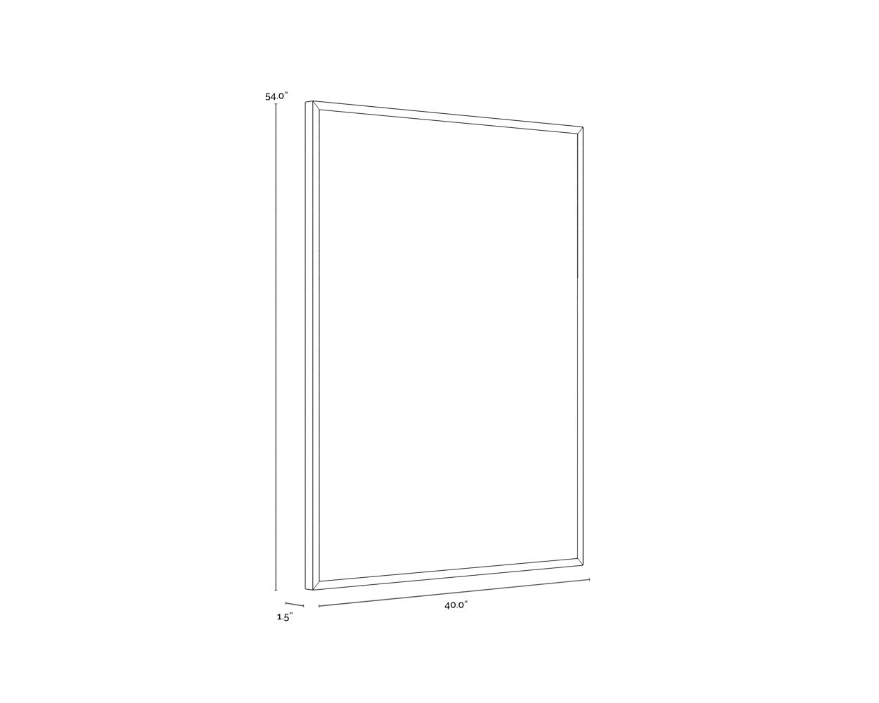 Good Neighbours (Set Of 2) - 40" X 54" - Black Floater Frame dimensions schematic