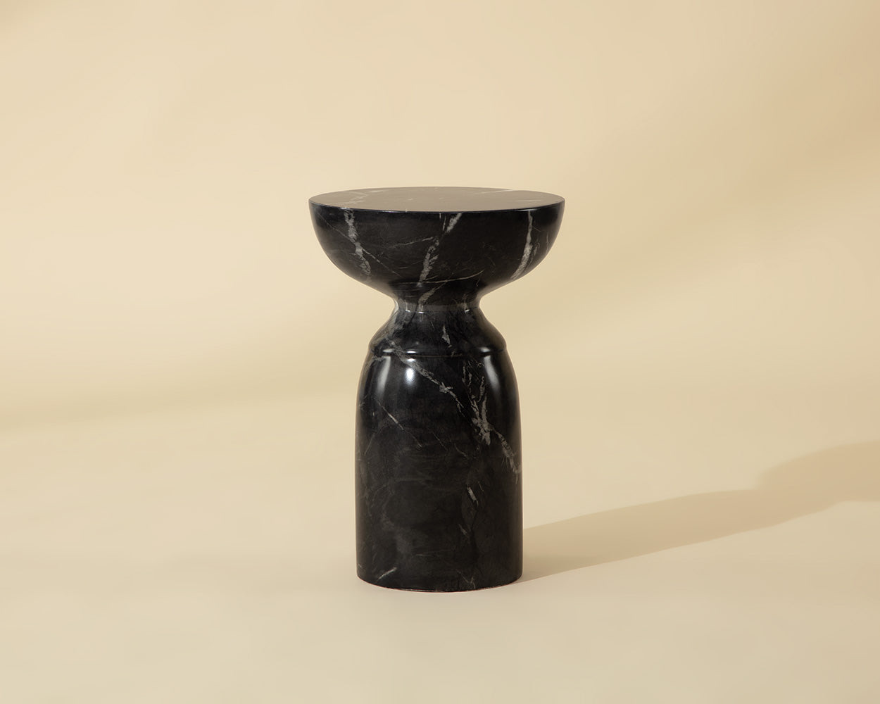 Goya End Table - Marble Look