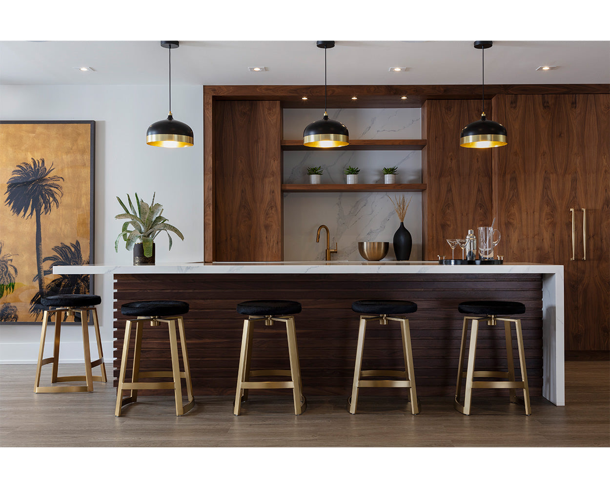 Hendrix Swivel Counter Stool