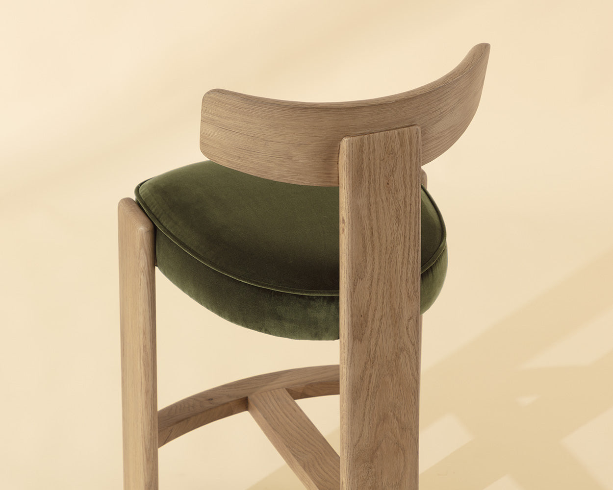 Horton Barstool - Rustic Oak