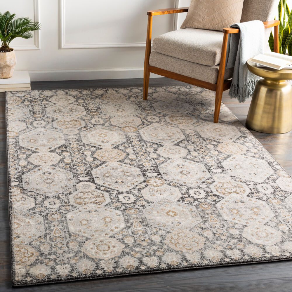 Indigo Machine Woven Rug