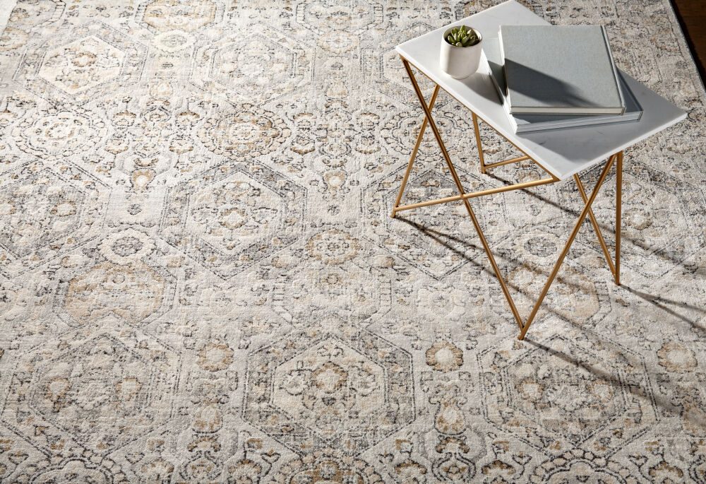Indigo Machine Woven Rug